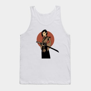 Samurai Girl Tank Top